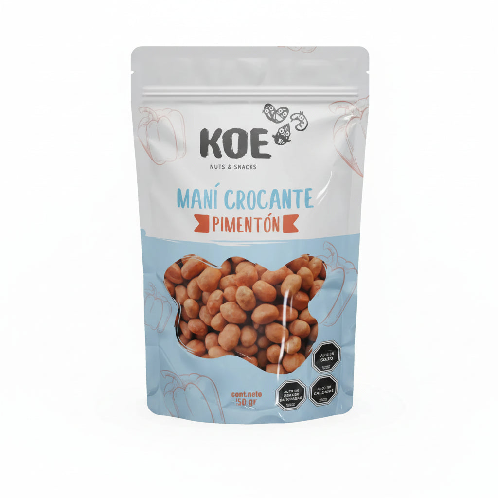 Maní Crocante Con Pimentón 150 gr - KOE